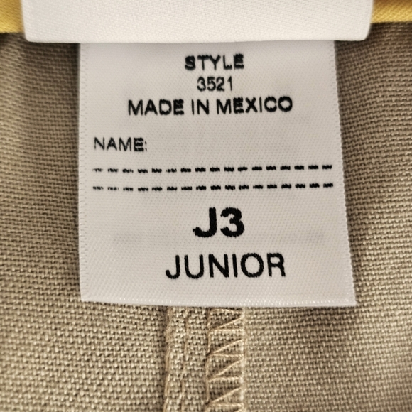 Dennis Uniforms Skort - Style 3521 J3 Junior, Light Tan Kahaki - Picture 11 of 13